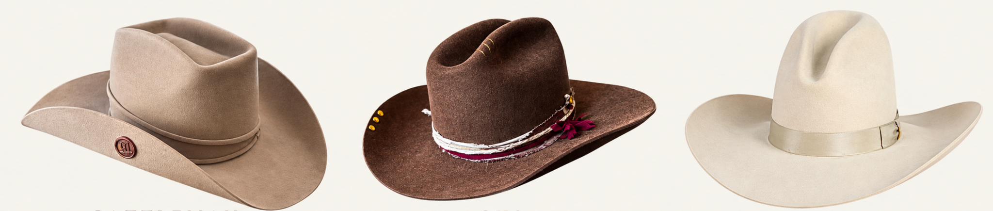 Tre forme Western AMBITY: Brick, Cattleman e Gus